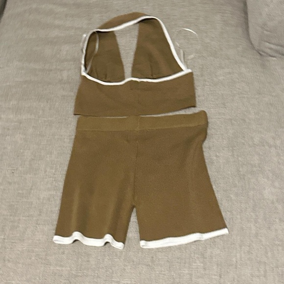 Princess Polly Matching Halter Top and Shorts Set - Picture 2 of 6